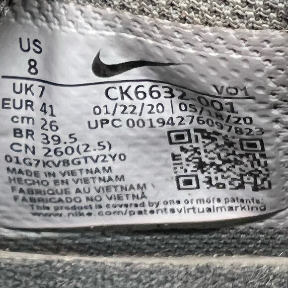 Nike Shoes Mens 8 Kobe Mamba Fury Basketball Cool Grey Black CK6632-001 Bryant - Picture 9 of 10